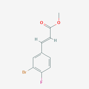 (2e)-3-(3-Bromo-4-fluorophenyl)-2-propenoic acid, methyl ester