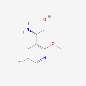 (S)-2-Amino-2-(5-fluoro-2-methoxypyridin-3-YL)ethan-1-OL