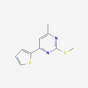 4-Methyl-2-(methylthio)-6-(thiophen-2-YL)pyrimidine