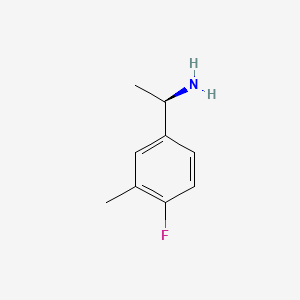 (1R)-1-(4-fluoro-3-methylphenyl)ethan-1-amine