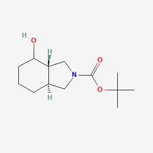 tert-butyl (3aS,7aS)-4-hydroxy-1,3,3a,4,5,6,7,7a-octahydroisoindole-2-carboxylate