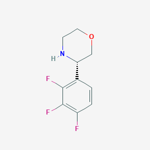 (3S)-3-(2,3,4-Trifluorophenyl)morpholine