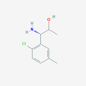 (1S)-1-Amino-1-(2-chloro-5-methylphenyl)propan-2-OL