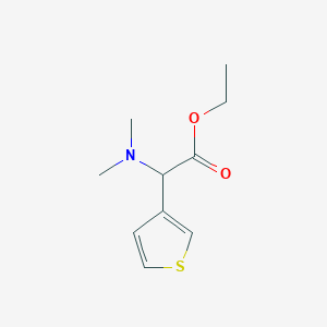 Ethyl 2-(dimethylamino)-2-(thiophen-3-YL)acetate