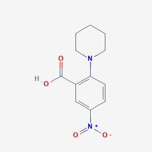 molecular formula C12H14N2O4 B1305007 5-硝基-2-哌啶-1-基苯甲酸 CAS No. 42106-50-3