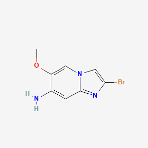 2-Bromo-6-methoxyimidazo[1,2-A]pyridin-7-amine