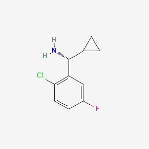 (R)-(2-Chloro-5-fluorophenyl)(cyclopropyl)methanaminehcl