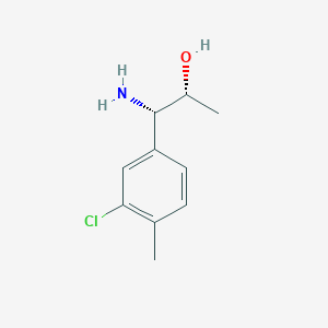 (1S,2R)-1-Amino-1-(3-chloro-4-methylphenyl)propan-2-OL