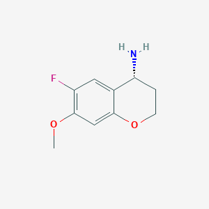 (R)-6-Fluoro-7-methoxychroman-4-amine