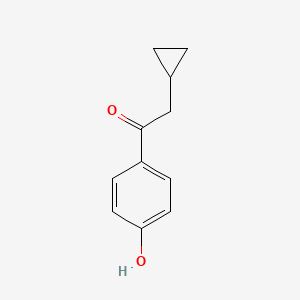 2-Cyclopropyl-1-(4-hydroxyphenyl)ethan-1-one