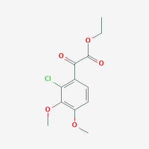 Ethyl 2-(2-chloro-3,4-dimethoxyphenyl)-2-oxoacetate