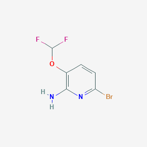 6-Bromo-3-(difluoromethoxy)pyridin-2-amine