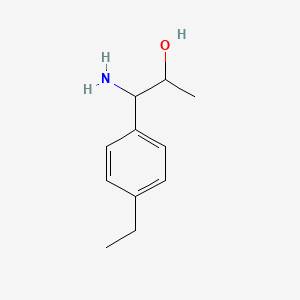 1-Amino-1-(4-ethylphenyl)propan-2-OL