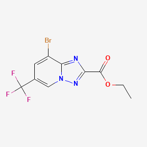 Ethyl 8-bromo-6-(trifluoromethyl)-[1,2,4]triazolo[1,5-A]pyridine-2-carboxylate