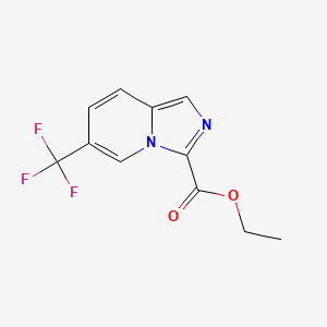 Ethyl 6-(trifluoromethyl)imidazo[1,5-A]pyridine-3-carboxylate