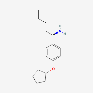 (1R)-1-(4-Cyclopentyloxyphenyl)pentylamine