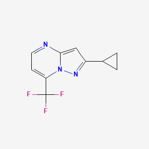 2-Cyclopropyl-7-(trifluoromethyl)pyrazolo[1,5-a]pyrimidine