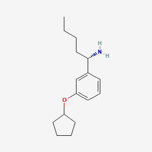 (1S)-1-(3-Cyclopentyloxyphenyl)pentylamine