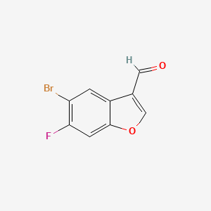 5-Bromo-6-fluorobenzofuran-3-carbaldehyde