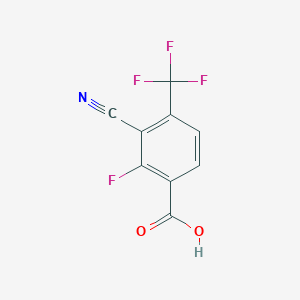 3-Cyano-2-fluoro-4-(trifluoromethyl)benzoic acid