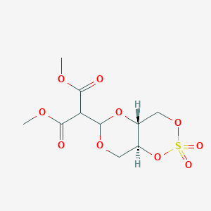 Dimethyl 2-((4AR,8AS)-2,2-dioxidotetrahydro-[1,3]dioxino[5,4-D][1,3,2]dioxathiin-6-YL)malonate