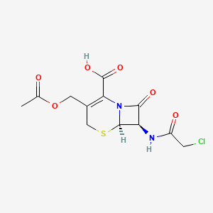 molecular formula C12H13ClN2O6S B13050496 Ceftiguanide 