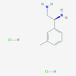 (1S)-1-(3-Methylphenyl)ethane-1,2-diamine 2hcl