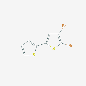 molecular formula C8H4Br2S2 B13050508 4,5-Dibromo-2,2'-bithiophene 