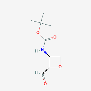 Tert-butyl ((2S,3S)-2-formyloxetan-3-YL)carbamate