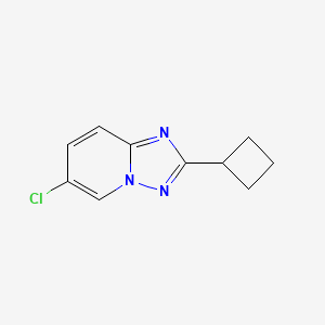 6-Chloro-2-cyclobutyl-[1,2,4]triazolo[1,5-A]pyridine