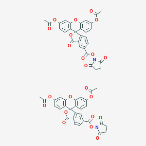 B130506 5(6)-Carboxyfluorescein diacetate succinimidyl ester CAS No. 150347-59-4