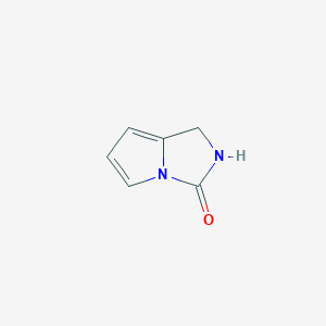 molecular formula C6H6N2O B13050621 1H-Pyrrolo[1,2-C]imidazol-3(2H)-one 