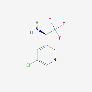 (R)-1-(5-Chloropyridin-3-YL)-2,2,2-trifluoroethan-1-amine