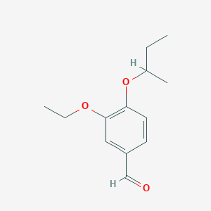 molecular formula C13H18O3 B1305067 4-仲丁氧基-3-乙氧基苯甲醛 CAS No. 915907-98-1