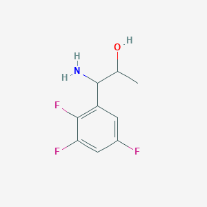 1-Amino-1-(2,3,5-trifluorophenyl)propan-2-OL