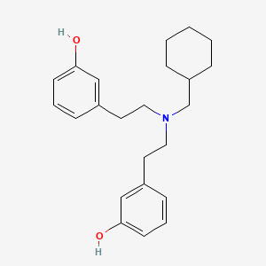 3,3'-(((Cyclohexylmethyl)azanediyl)bis(ethane-2,1-diyl))diphenol