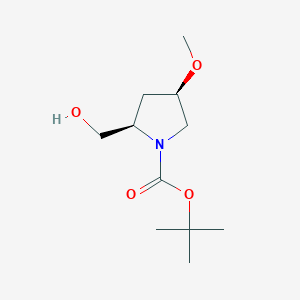 Tert-butyl (2r,4r)-2-(hydroxymethyl)-4-methoxypyrrolidine-1-carboxylate