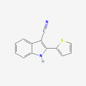 2-(2-Thienyl)-1H-indole-3-carbonitrile