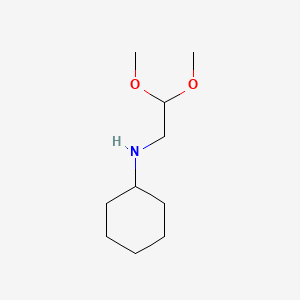 molecular formula C10H21NO2 B1305079 N-(2,2-dimethoxyethyl)cyclohexanamine CAS No. 99863-45-3
