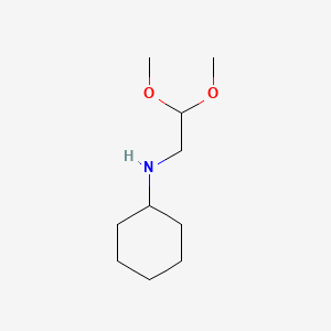 B1305079 N-(2,2-dimethoxyethyl)cyclohexanamine CAS No. 99863-45-3