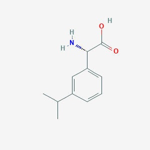 (2S)-2-Amino-2-[3-(methylethyl)phenyl]acetic acid