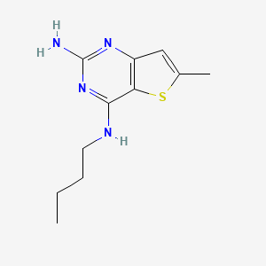 N4-Butyl-6-methylthieno[3,2-D]pyrimidine-2,4-diamine