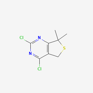 2,4-Dichloro-7,7-dimethyl-5,7-dihydrothieno[3,4-D]pyrimidine