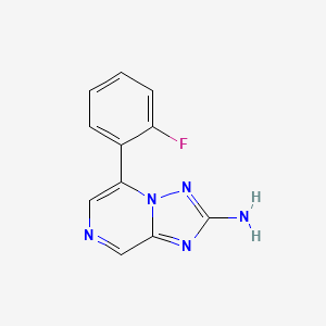 5-(2-Fluorophenyl)-[1,2,4]triazolo[1,5-A]pyrazin-2-amine