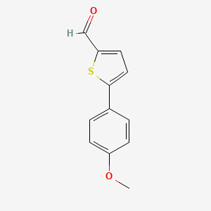 molecular formula C12H10O2S B1305090 5-(4-甲氧基苯基)噻吩-2-甲醛 CAS No. 38401-67-1