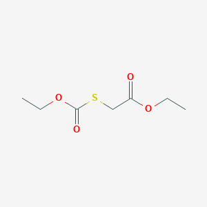 molecular formula C7H12O4S B1305091 2-[(乙氧羰基)硫基]乙酸乙酯 CAS No. 52790-15-5