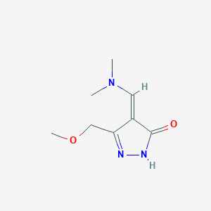 4-[(dimethylamino)methylidene]-3-(methoxymethyl)-4,5-dihydro-1H-pyrazol-5-one