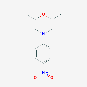 molecular formula C12H16N2O3 B1305096 2,6-Dimethyl-4-(4-nitrophenyl)morpholine CAS No. 29842-64-6