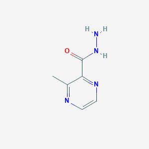 molecular formula C6H8N4O B013051 3-甲基吡嗪-2-碳酰肼 CAS No. 104893-68-7