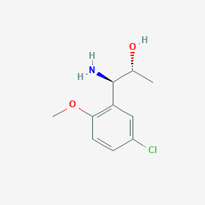 (1R,2R)-1-Amino-1-(5-chloro-2-methoxyphenyl)propan-2-OL